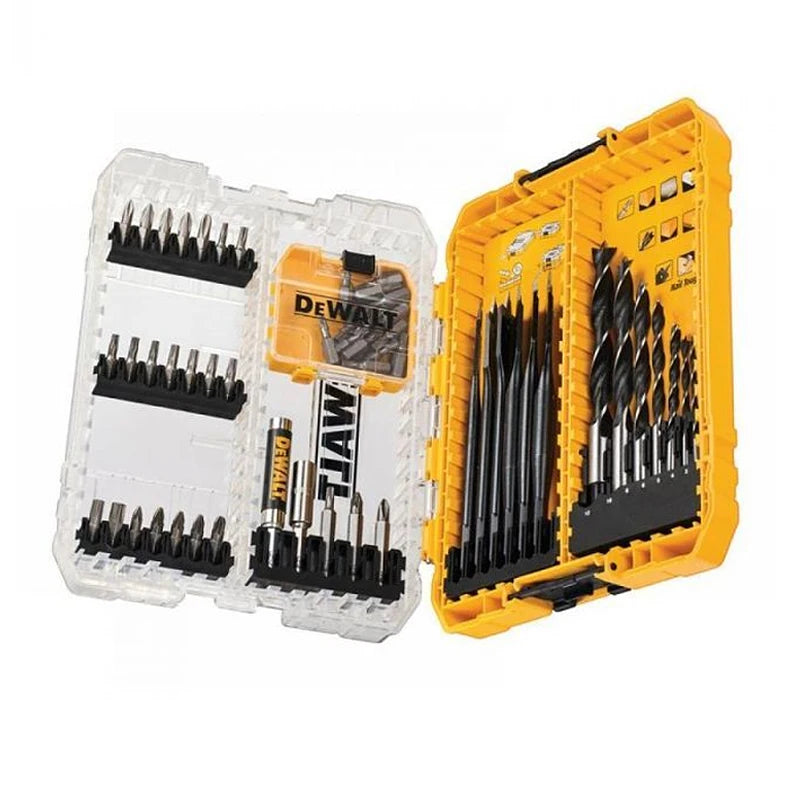 DEWALT 57Pcs Mixed Drill/Twist Drill Driver Bit Set Multi-function Electric Screwdriver Bits Power Tool Accessories DT70758-QZ