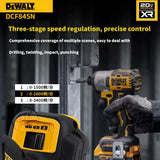 DeWalt DCF845N-A9 20V MAX Brushless Cordless Impact Driver Bare Tool No Battery Electric Power Tool for Drilling Screwing