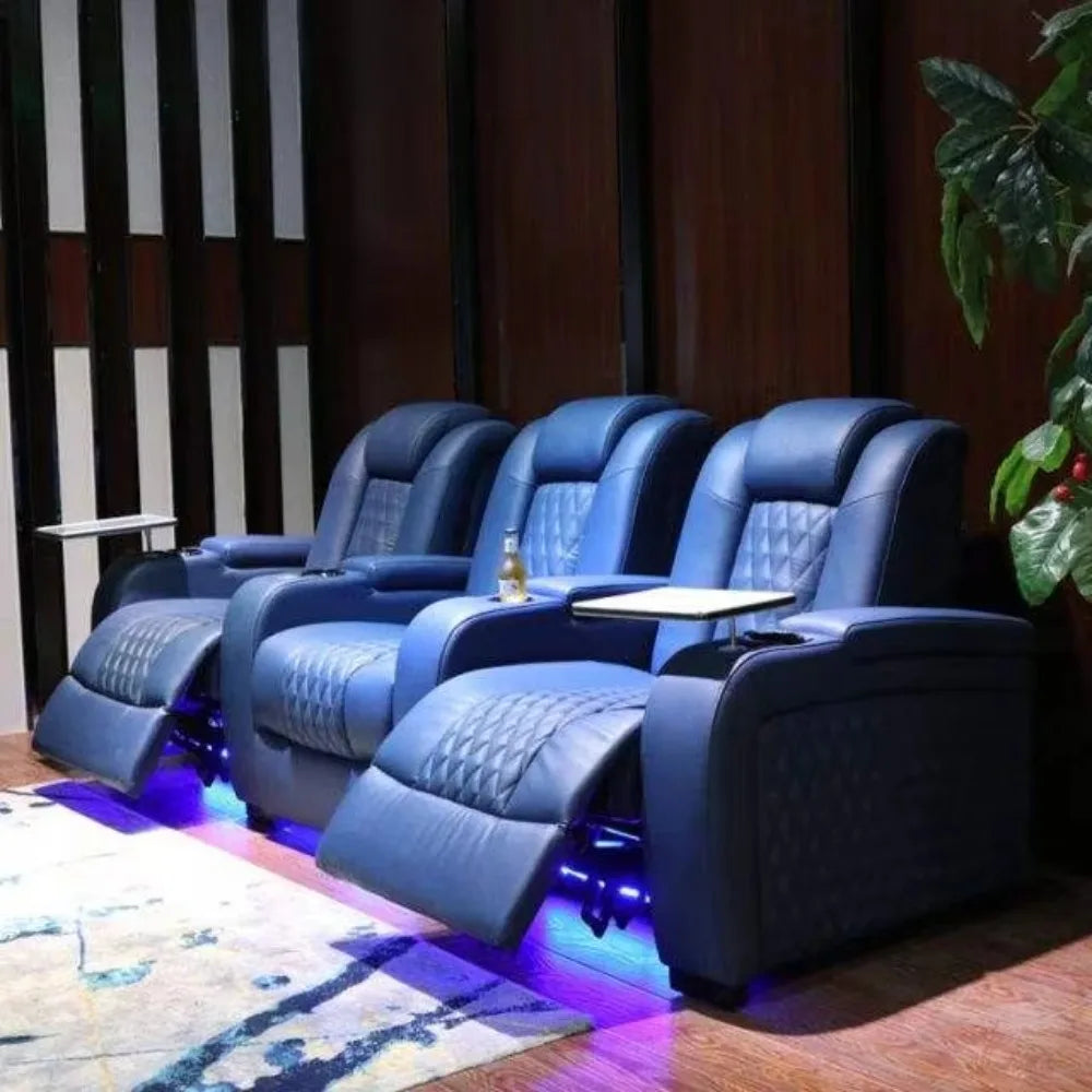 Electric Recliner Relaxing Massage Chair Cinema Living Room Sofa Function Leather Sofa Nordic Cinema Modern Sofa