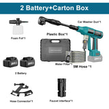 250Bar Brushless Electric High Pressure Car Washer Gun 6-in-1 4 Gears Car Washing Garden Water Spray Gun for Makita 18V Battery