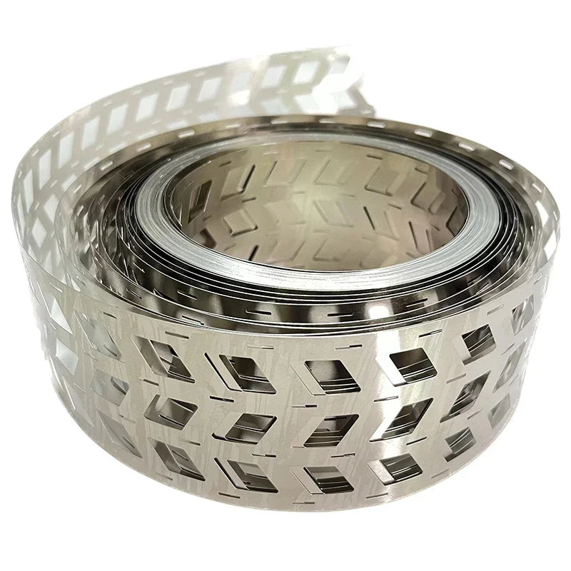 1kg 2P 3P 4P 5P 6P Misaligned Nickel Stript Nickel Plated Steel Stript for 18650/21700 Lithium Battery Welding 0.15mm Thickness