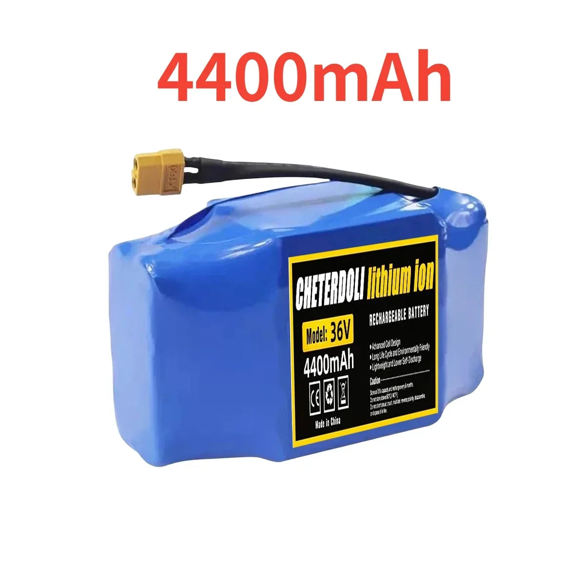 High-quality Battery 36V 12Ah 10s2p Rechargeable Lithium-ion Battery for Electric Self-balancing Scooter,HoverBoard and Unicycle