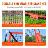 SucceBuy 7ft x 7ft Portable Baseball Softball Practice Training Net for Hitting Catching Pitching with Carry Bag Ball Collector