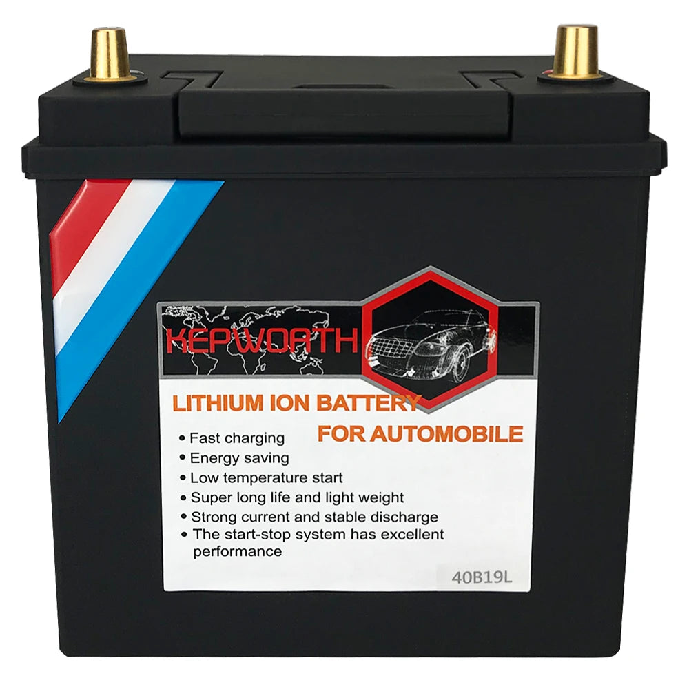 12V LiFePO4 Car Battery 25Ah 680CCA Lithium Automotive Replacement Battery with 100A BMS for Cars, SUVs, Sedans, Trucks, Vans
