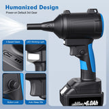 Cordless Dust Blower For Makita BL1830 BL1840 BL1850 BL1860 Battery Portable Plug-And-Play Handheld 18V Power Dust Blow Tool
