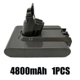 21 6V 12800mAh Li Ion Battery for Dyson V6 DC62 DC59 SV03 High Capacity Replacement Vacuum Cleaner Power Pack
