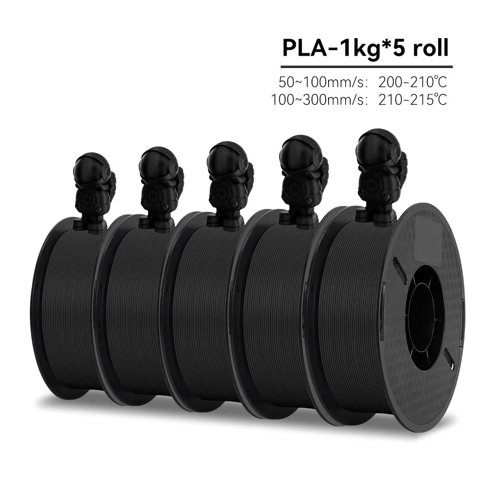 KINGROON High Speed PETG 3D Filament PLA/PETG 5KG 3D Printing Filament 1.75mm 100% Neatly Wound HS Filament 350mm/s Printing