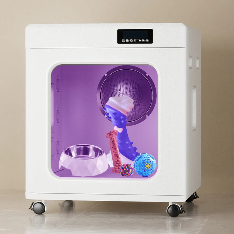 STLF200L/52.8 Gallons Super Capacity Automatic Pet Hair Dryer Box 360° Airflow Temperature Time Control for Pet Cleaning Bathing