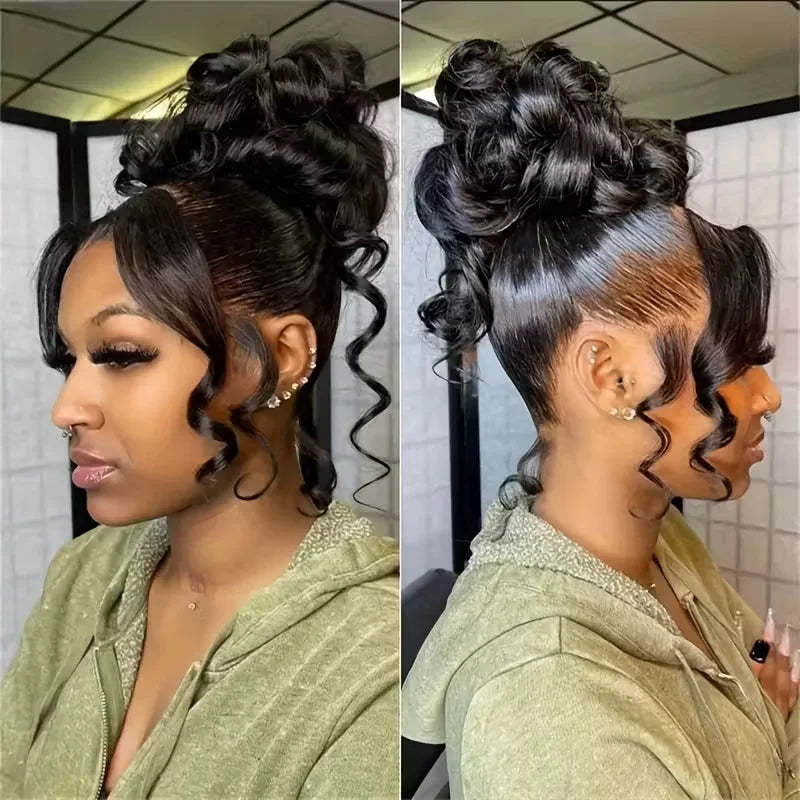 Invisible Strap 360 Full Lace Wig Body Wave 360 Hd Lace Wig 220% Density Natural Color Loose Body Wave Brazilian Human Hair Wigs