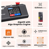 Algolaser DKMK2 10W Powerful Woodworking Laser Cutter Engraver Metal/Wood/Acrylic/Glass CNC Laser Cutting Engraving Machine