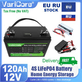 12V/12.8v 120ah 180ah LiFePO4 Battery Outdoors Touring Car Multifunctional USB Type-C Output for Golf Cart Boat 14.6v Charger