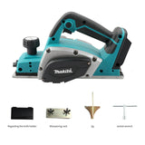 Makita Electric Planer,82mm Planing Width,2.5mm Cutting Depth,15000rpm,650W Power,Ergonomic Grip for DIYWoodworking Board Making
