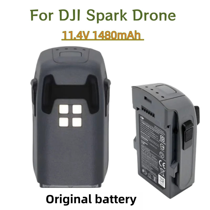 100% New Original 1480mAh-11.4V Battery for DJI Spark Intelligent Flight Drone Rechargeable Battery Accessories Part