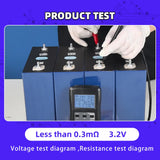 US Stock 320Ah 3.2V LiFePO4 Battery 8000 Cycles Grade A Rechargeable Cells DIY 12V 24V 48V For Solar RV Camping Home Storage EV