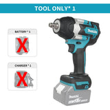 Makita DTW700 18V Cordless Brushless Impact Wrench 1000Nm Torque Dustproof 4-Speed for Light Heavy Duty Fastening Power Tool