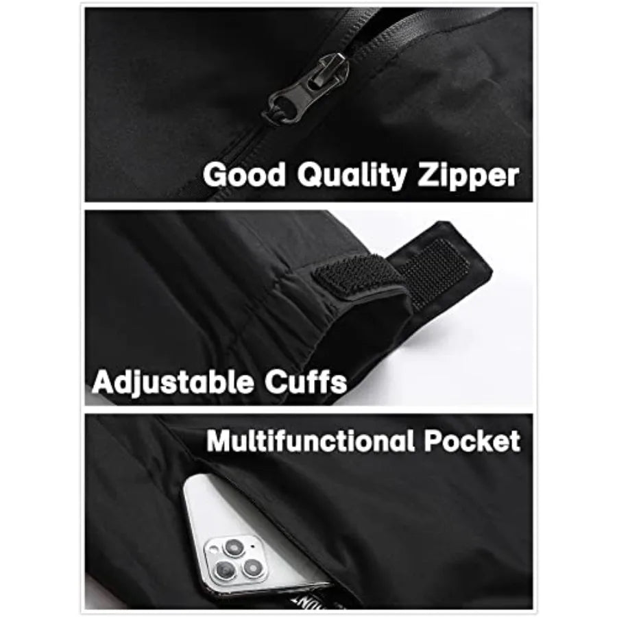 Mens Windproof Jacket Waterproof Lightweight Mountain Sport Jacket for Men Hooded Windbreaker Raincoat