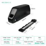 48V 30AH Electric Bike Battery 21700 Cells 60V 52V 48V Bikes Downtube Polly L-G 72V 15AH Scooter E-Bike Battery Pack for 0-2000W
