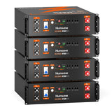 Humsienk 48V 100AH Server Rack LiFePO4 Battery 3U Size With Bluetooth 100A BMS 15000 Cycles For Inverter, RV, Vans, Solar Energy