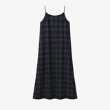 AS AW26 Fashion Plaid slip dress match knit wide-rib cardigan Knit mockneck top woman clothes