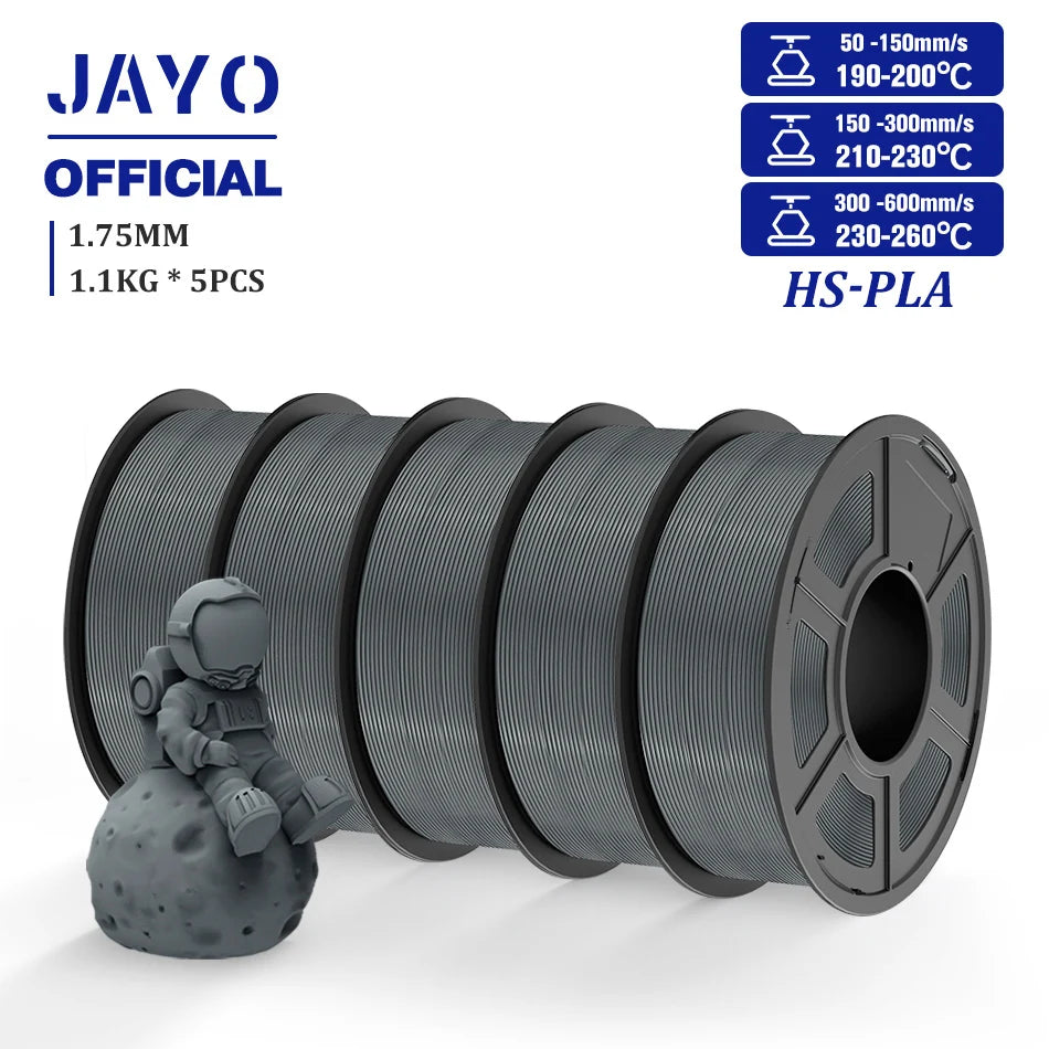 JAYO High Speed PLA Filament 5.5KG PLA 3D Filament For FDM 3D Printer Neatly Wound PLA 3D Printing Materials 100% No Bubble