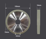 Diamond Grinding Wheel P150*10*10 Grinding Turning Tool Steel Alloy Tool Drill Bit Milling Cutter