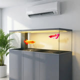 All-in-One AquariumUltra White Glass Luxury Aquarium For Fish With Built-in Filter And Intelligent ControllerFish TankSelf-Clean