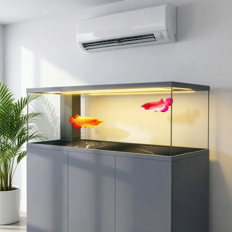 All-in-One AquariumUltra White Glass Luxury Aquarium For Fish With Built-in Filter And Intelligent ControllerFish TankSelf-Clean
