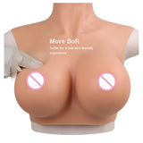 Thin Silicone Fake Boobs Breast Forms Breastplate for Cosplay Dragqueen Crossdressing Crossdresser