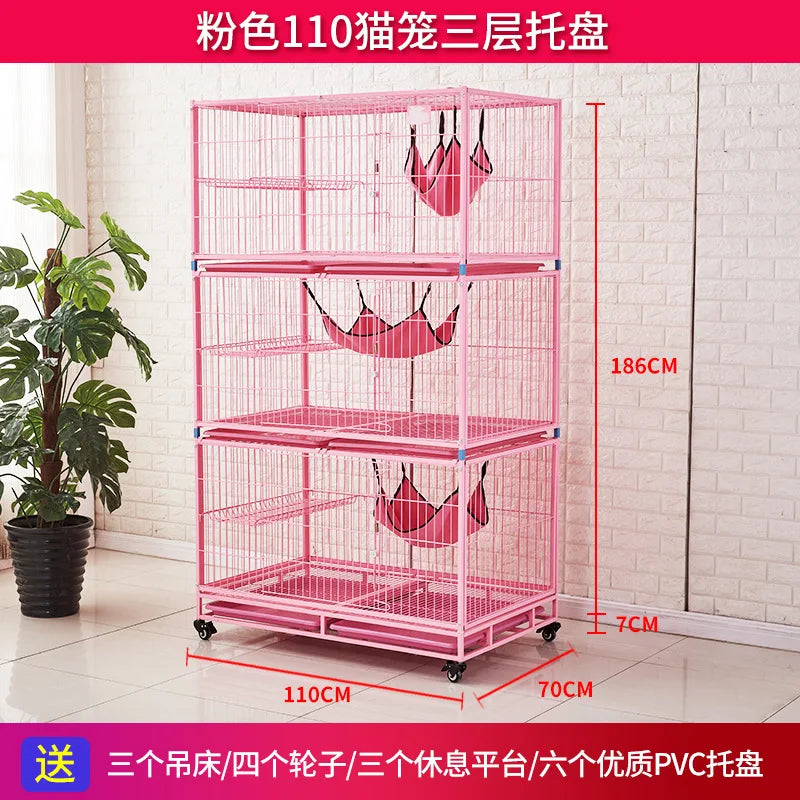 Cat cage Pet foster cage Inpatient cage Isolation cage Multi-layer cat cage Display cage