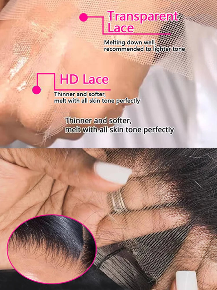 40 46 Inch 200 Density Frontal Wig For Black Women Brazilian Wigs Human