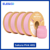 ELEGOO 4KG/5KG/10KG 1.75mm Matte PLA Filament