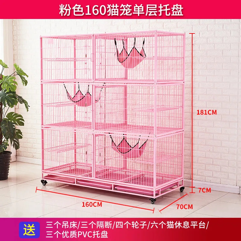 Cat cage Pet foster cage Inpatient cage Isolation cage Multi-layer cat cage Display cage