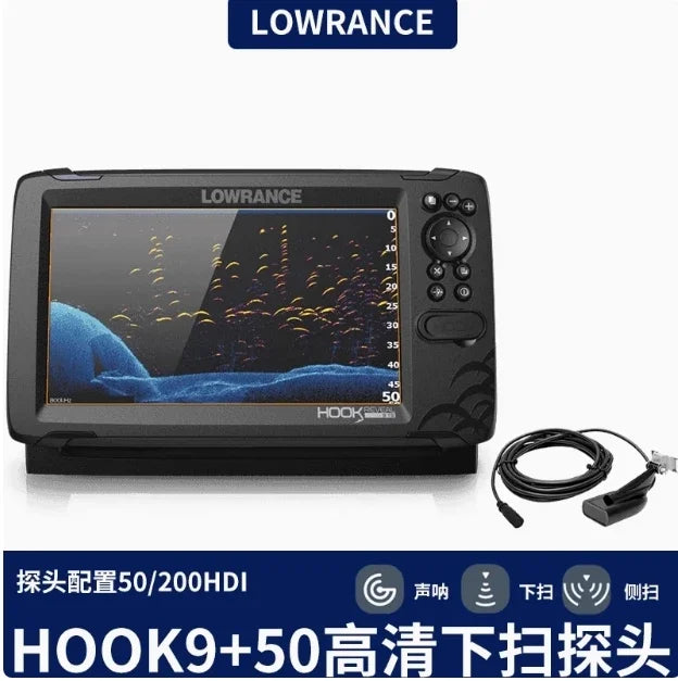 LOWRANCE Lawrence HOOK marine fish detector 7X high-definition sonar raft fishing route sub sea fishing detector