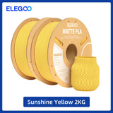 ELEGOO Matte Filament PLA 1KG for FDM 3D Printer PLA Elegoo 3D Printer Filament Dimensional Accuracy +/- 0.02mm