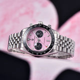 PAGANI DESIGN Men Watches New Pink BB Panda Dial Chronograph Fashion Luxury Quartz Watch For Men VK64 Movt Waterproof Watch 2026
