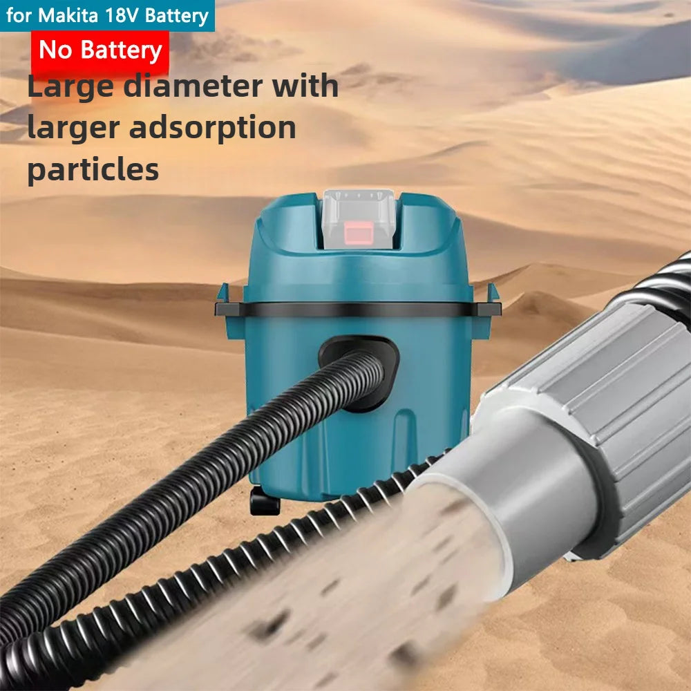 Cordless Vacuum Cleaner For Both Dry And Wet Use Floor Car Pet Hair HighPower Multifunction Clean Tool Fit Makita 18V No Battery