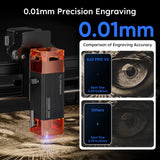 ATOMSTACK A10 PRO V2 Laser 10W Cutting CNC Engraving Machine 410*380mm EngraveR Stainless Steel Wood Acrylic Fixed Focus Laser