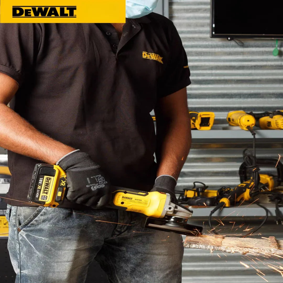 DeWalt 20V DCG409VS Brushless Lithium Battery Speed-Regulating Angle Grinder, Cordless Polisher, Metal Cutting Machine