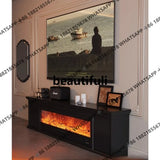 Fireplace, Electronic Simulation Flame Heating Decorative TV Cabinet Home Living Room New Storage Cabinet