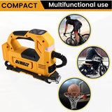 DeWALT 18V 20V Cordless Portable Air Pump Tire Inflator Electric Compressor For Car Motorcycle Bike Rechargeable Power Tool