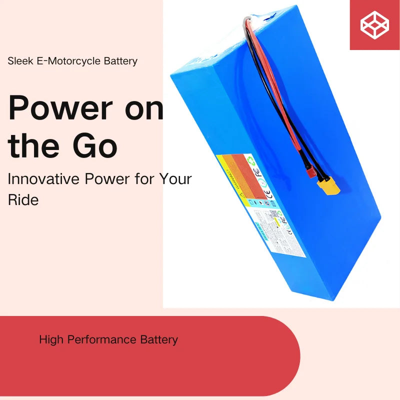 48V 10Ah 20Ah 40Ah 50Ah 21700 Lithium Battery Pack 50A BMS 2500W Suitable for All Types of Electric Tools and Motorcycles Batter
