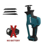 Makita DJR189 Cordless Electric Reciprocating Saw Brushless Rechargeable Wood Metal Cutting Saw Portable Saw 18V Battery