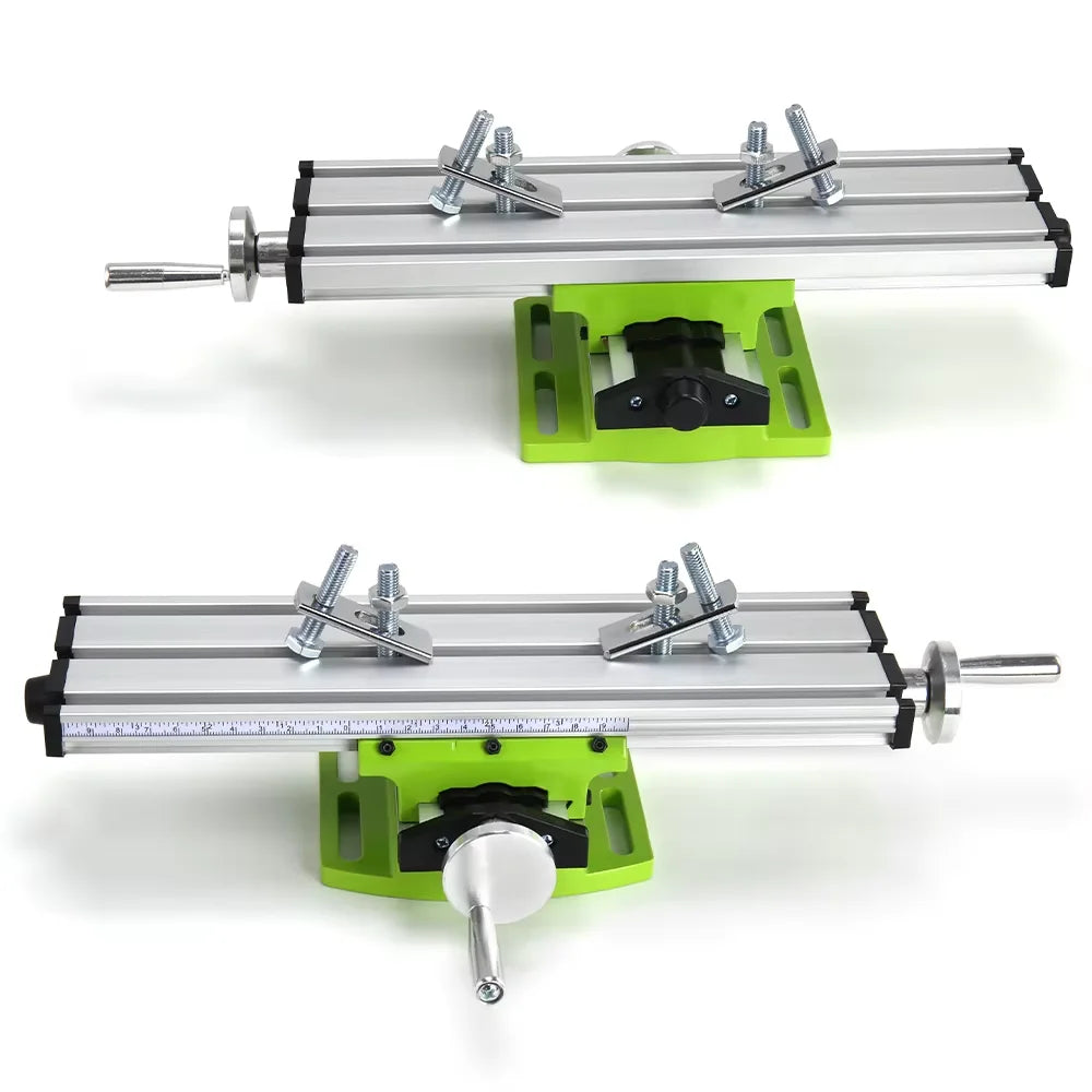 ALLSOME BG-6300 Compound Table Working Cross Slide Table Worktable for Milling Drilling Bench Multifunction Adjustable X-Y