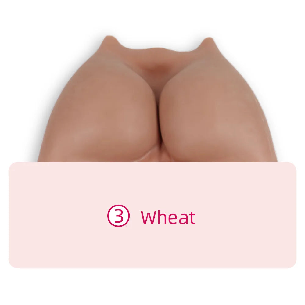 Lifelike Silicone Fake Butt Pants with Vagina Insert Crossdresser Hip Enhancer Realistic Texture for COSPLAY Drag Queen