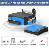 A4 DTF Printer XP600 Printhead 21cm Direct to Film Printer for Dark Light T-Shirt Fabric Garment Clothes DTF Printing Machine