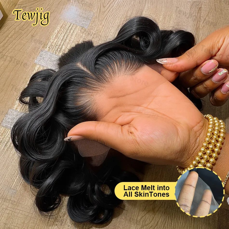 250 Density Body Wave Lace Front Wigs Human Hair Transparent Lace Frontal Wigs For Women 13x6 13x4 Human Hair Wigs