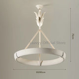 Luxury Living Room Ceiling Chandelier Retro Dining Room Ceiling Lamp French Style Cafe Restaurant Interior Decoration Lights