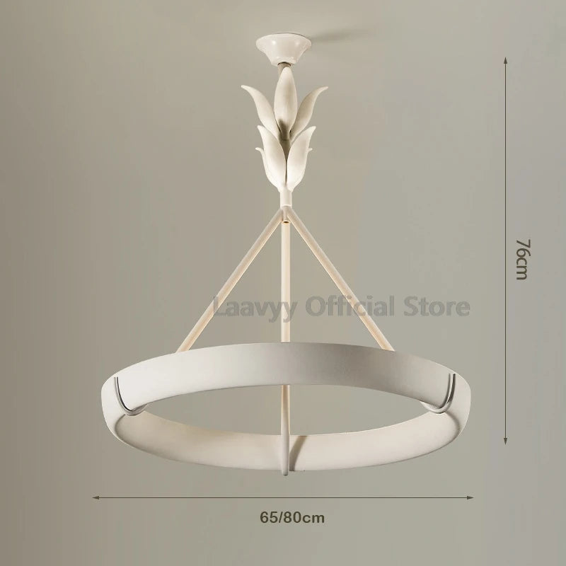 Luxury Living Room Ceiling Chandelier Retro Dining Room Ceiling Lamp French Style Cafe Restaurant Interior Decoration Lights