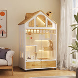 Cat Villa Pet Cabinet Cat Cage Household Indoor  Large Free Space
