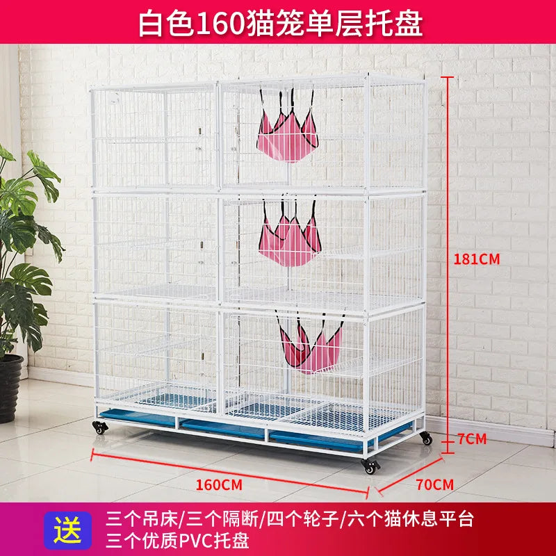 Cat cage Pet foster cage Inpatient cage Isolation cage Multi-layer cat cage Display cage